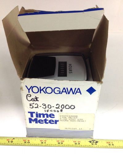 YOKOGAWA 3.0W 120V 60H TIME METER NIB 240311AAAB