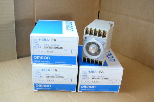 H3BA-FA-AC100/110/120 Omron New In Box Timer H3BAFA H3BAFAAC100110120