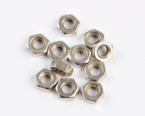 100pcs Screw Nut Hexagon Nut Match M3 Copper Cylinder M3 3mm