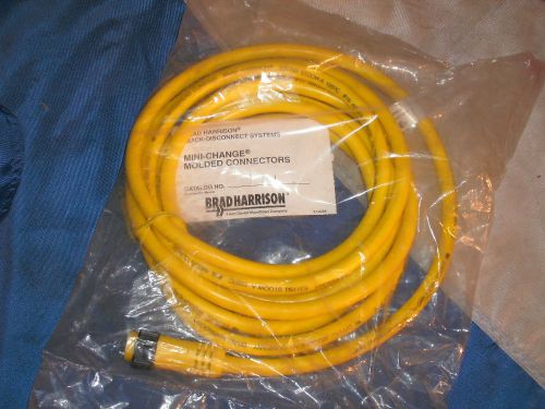 BRAD HARRISON 40906 3P MALE STRAIGHT 12&#039; 16/3 AWG PVC CORDSET