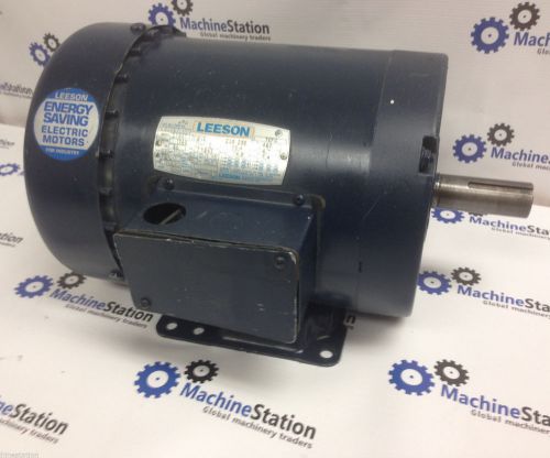 LEESON 5HP 3 PHASE MOTOR 1740 RPM 208/230V