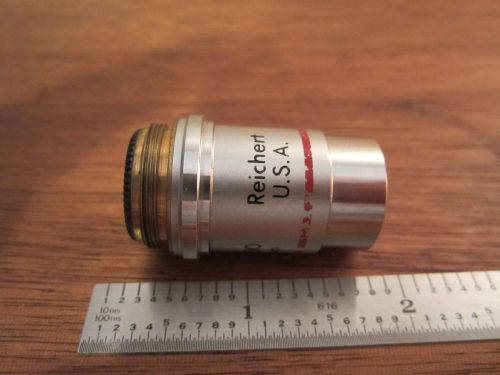 MICROSCOPE PART REICHERT OBJECTIVE 100X ACHROMAT AS IS