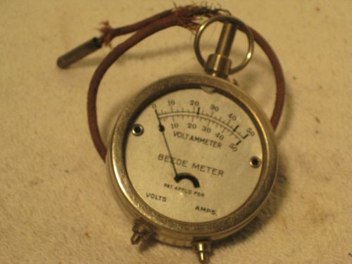 Early beede elecrical test meter for amps and volts for sale