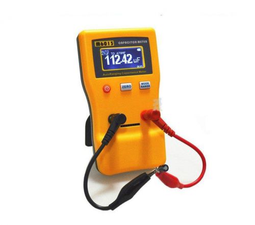 M6013 Auto Range Digital Capacitor Capacitance LED Tester Meter 0.01pF to 470mF