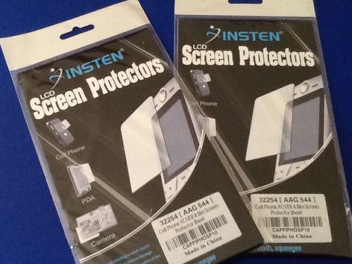 Cell phone accessories - lcd screen protectors.  2 packs! for sale