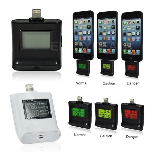 Cool usb alcohol lcd digital tester analyzer breath breathalyzer for iphone5 for sale