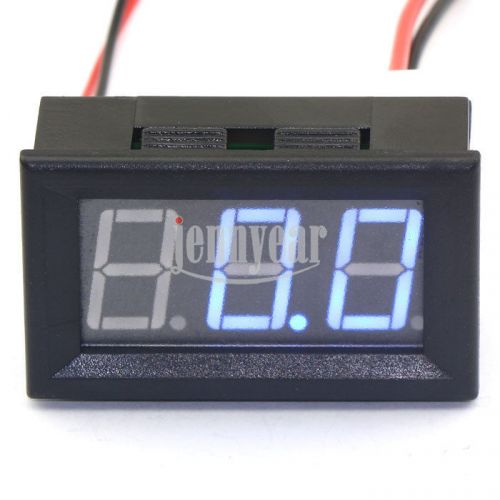 0.56&#034;2-wires Mini Digital Amps Gauge 0-50A/75mV Amperemeter Panel Meter Blue LED