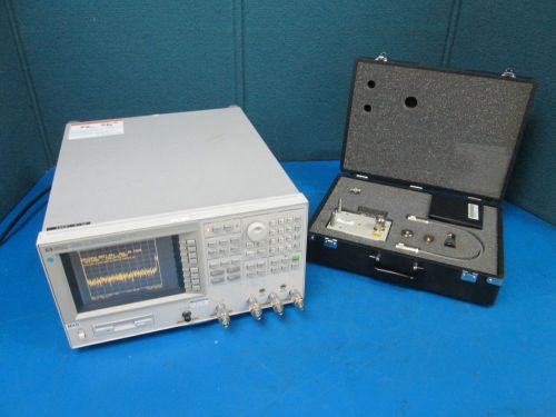 HP Agilent 4395A Network Spectrum Impedance Analyzer / 43961A RF Impedance Test