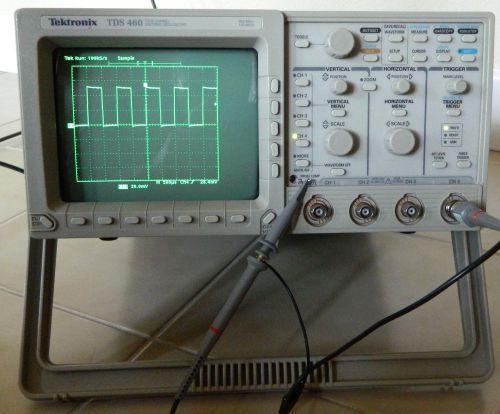 TEKTRONIX  TDS460  350MHz  4 CH Oscilloscope TESTED