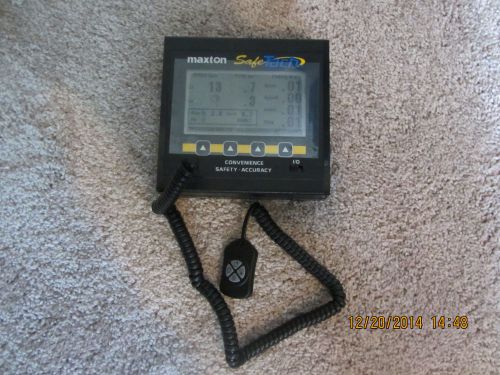 MAXTON SAFE TACH Elevator Performance Meter