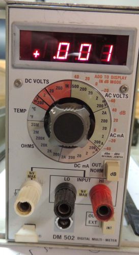 Tektronix DM502 Digital Multimeter plugin. Tested and working