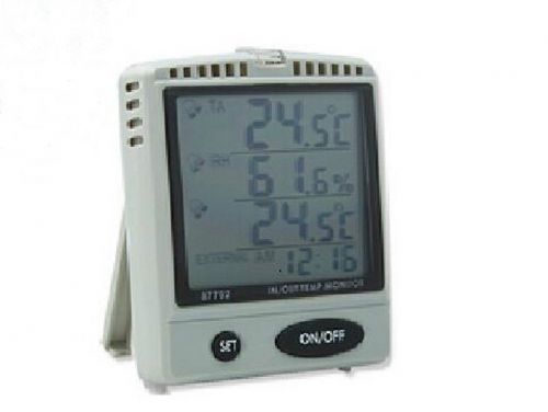 AZ87792 Desktop with External Probe Digital Dual Temperature.&amp;Humidity AZ-87792