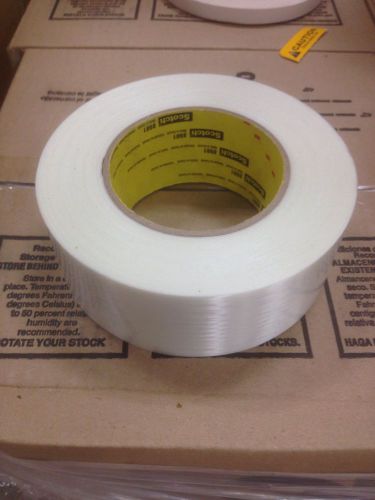 3M 8981 SCOTCH FILAMENT TAPE 380 LB. TENSILE STRENGTH 7 ROLLS  1.89&#034; X 60.15 YDS