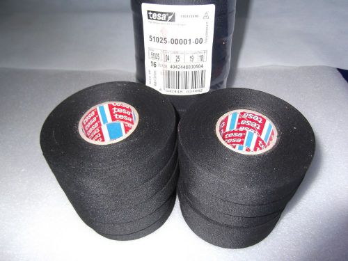 10Pcs TESA 51025 19mm x 25m, Adhesive Cloth Fabric Tape cable looms,wiring looms