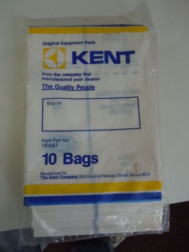 Kent 10 Pack Upright Vacuum Bags (16487)  *  NEW  *  OEM  *