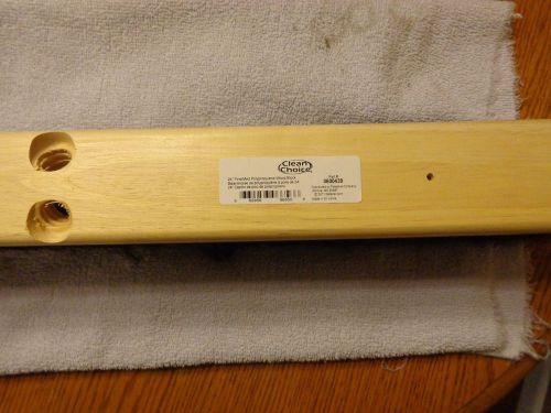 24&#034; Clean Choice Fine/Med Polypropylene Wood Block Push Broom