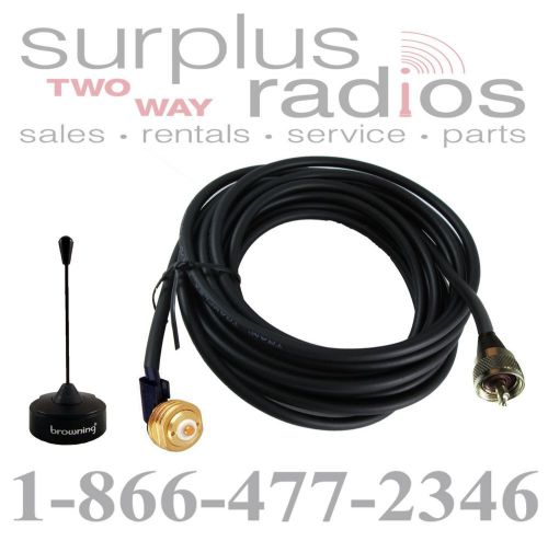 BLACK 800MHZ NMO PRETUNED ANTENNA KIT KENWOOD TK-5910 NX-900 NX-920G TK-980