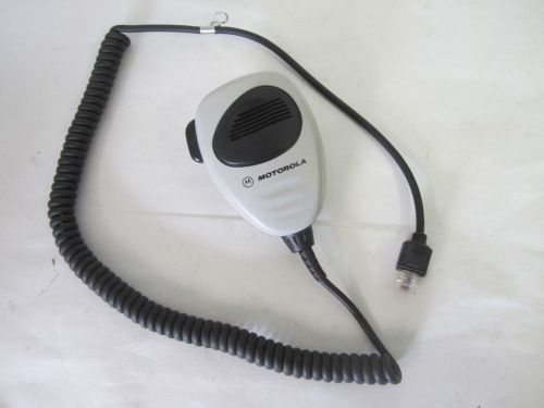 Motorola hmn4069e standard white palm microphone 8 pin for mcs2000 radios for sale