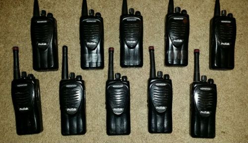 Lot of 10 Kenwood Protalk TK3200 UHF Two Way Business Radio, Walkie