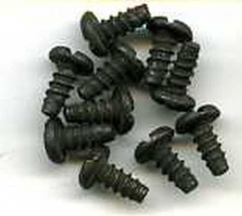 10 S230B SCREWS #4x1/4&#034; Pan Head Slotted Black