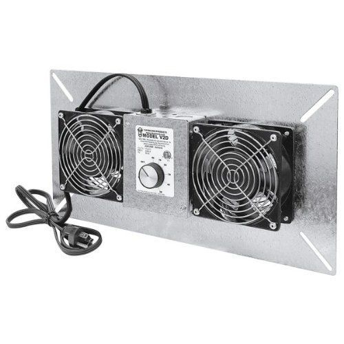 Tjernlund underaire crawl space ventilator - deluxe two-fan  220 cfm  model# v2d for sale