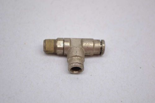 NORGREN 12-468-0418 1/4 IN TEE 1/8 IN NPT PNEUMATIC FITTING  D440562