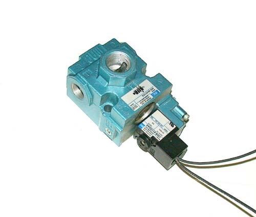 New mac pneumatic solenoid valve 24 vdc 2.5 watts model 56c-63-611ca for sale