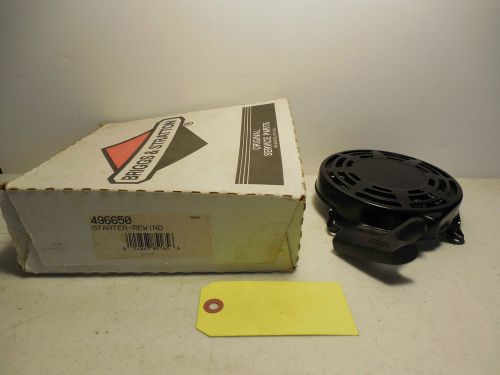 BRIGGS &amp; STRATTON 496650 STARTER-REWIND.NIB. VB9