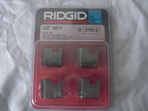 Ridgid 1/2&#034; NPT Cat. 37915 12-R High Speed Stainless Steel Dies