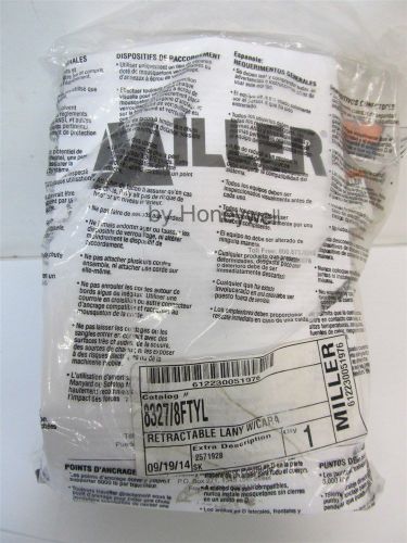 Miller 8327 / 8ftyl, retractable lanyard w/ carabiner for sale