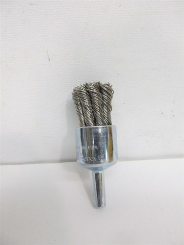 Weiler 10030, 3/4&#034;, .020, stainless steel, knot wire end brush for sale