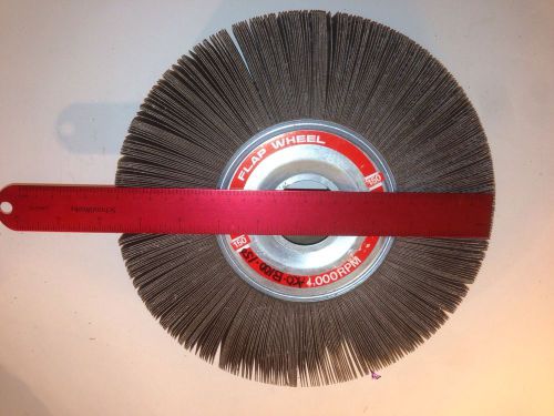 NEW  10&#034;  X 2&#034; UNMOUNTED FLAP WHEEL ALUMINUM OXIDE 150 GRIT