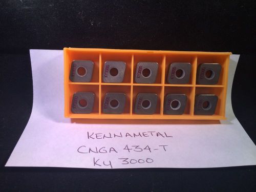 Kennametal CNGA 434 - T  KY3000 Ceramic Inserts  **10 Inserts**