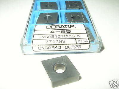 One Ceratip A-65 Black Ceramic-Al-Titanium-Carbide Insert (one piece)