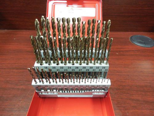 Snap-On Tools 60 Piece Jobber Cobalt Drill Bit Set DBC260A