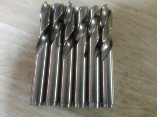 Hertel -SET OF 6  Screw Machine Length Drill Bit Size  Drill 13/32&#039; -0.4062