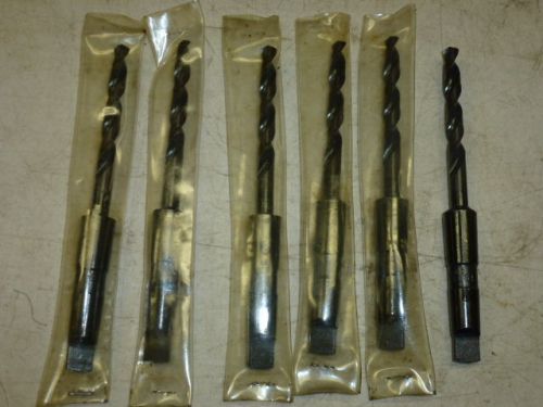 NOS! LOT of (6) COUNTERBORE STEP DRILL BITS, .376&#034; x .360&#034;, 2MT SHANK **