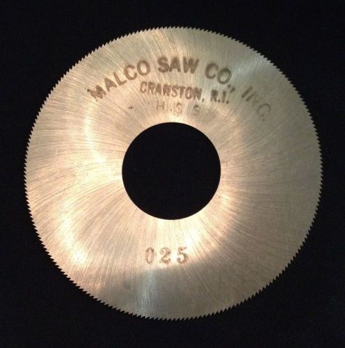 Jewelry Malco HSS 3 x 0.025 x 1 Slitting Slotting Saw Blades