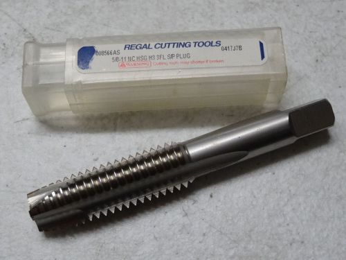 new REGAL CUTTING TOOLS 5/8-11 UNC GH3 H3 3FL HSG Plug Spiral Point flute Tap