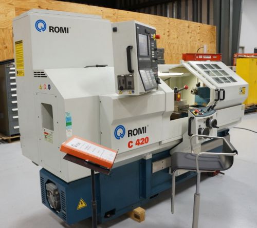 2007 romi c420 cnc lathe - excellent ! for sale