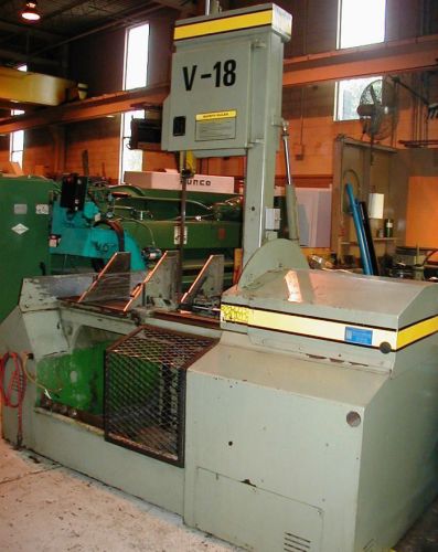 Hydraulic Mechanical Model V-18 Vertical Band Saw , Year 1995