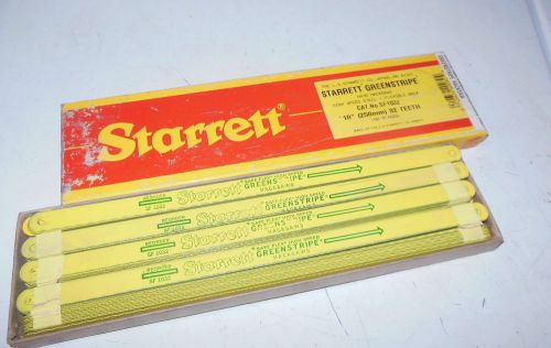 STARRETT GREENSTRIPE  SF1032 10&#034; 32T HACK SAW BLADES 100 PCS FLEXIBLE BACK