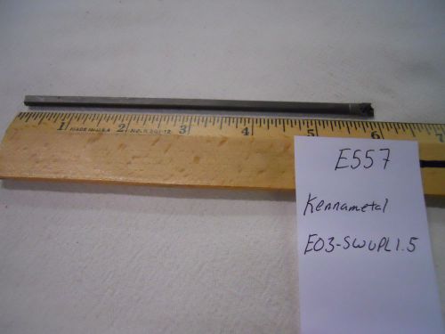 1 NEW 3/16&#034; KENNAMETAL CARBIDE BORING BAR. E03M-SWUPL1.5 USA MADE  {E557}