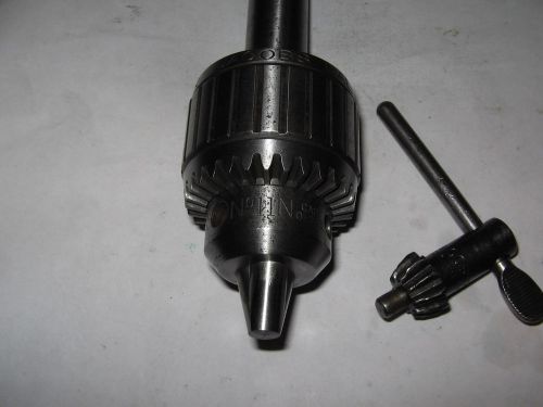 Jacobs # 11N SUPER Drill Chuck/Key,3/4&#034; Straight Shank,JT2 Mount,0-3/8&#034;Capacity