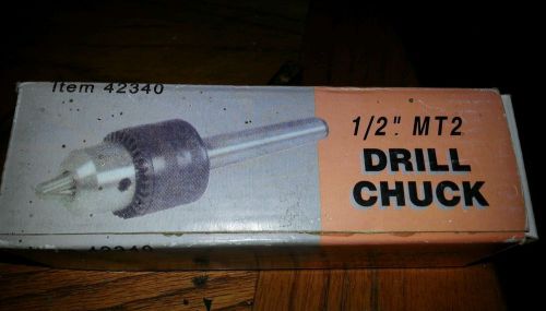 1/2 &#034; mt2 lathe drill chuck 5/64&#034; to 1/2&#034;