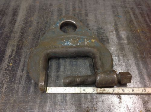 Armstrong No. 4&#034; Crane Bridge C-Clamp  w/Lifting Ring FREE SHIPPING blue