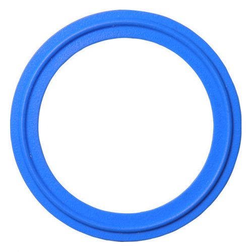 PTFE (Teflon) Sanitary Tri-Clamp Gasket, Blue - 10&#034;