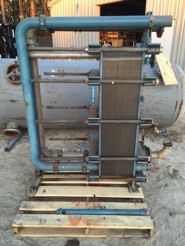Stainless Steel Plate Heat Exchanger: 101 Plates / 4ft Tall