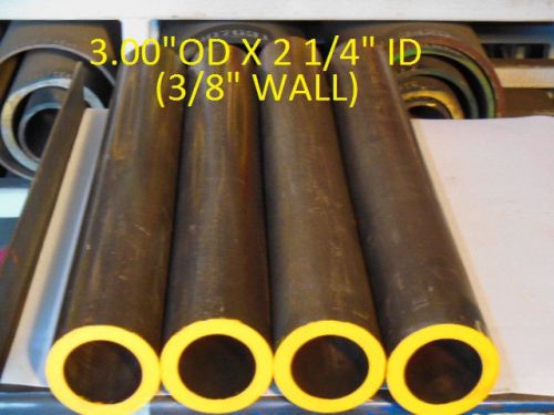 Dom 1026 mild steel tubing  3&#034; od  x   2.25&#034; id  x   ( .375 wall)  x  18&#034; long for sale