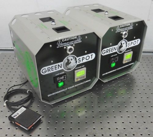 C113369 Lot 2 Environmentally Clean Mfg. Green Spot UV Curing Light Source